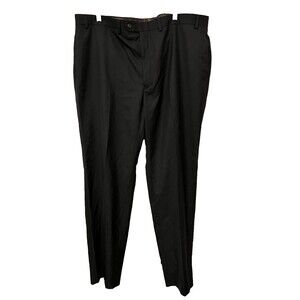 NWT $90 LRL Ralph Lauren Dress Pants Slacks Men's 42W x 34L BLACK Machine Wash